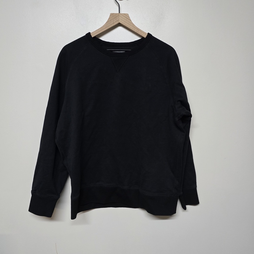 Spier & MacKay Sweatshirt Mens Sz XL Black Crew‎ Neck Pullover Sweater Stretch